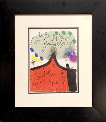 Lot 1150 - Joan MIRÓ (1893-1983) Lithographies Lithograph...
