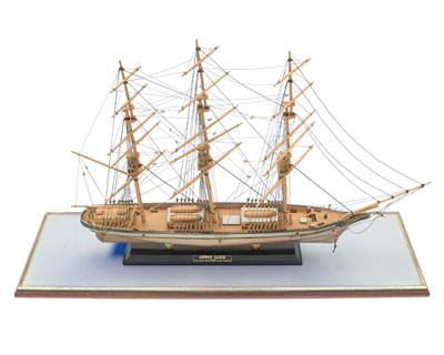 Lot 475 - A scale model of the clipper 'Cutty Sark'.