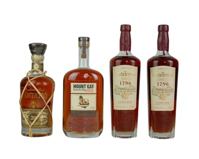 Lot 376 - Two bottles of Santa Teresa Solera rum.