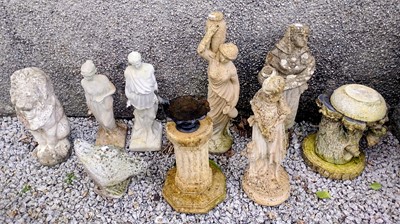 Lot 834 - Garden Figures.