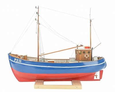 Lot 146 - A scratch built model of a Penzance fishing boat.