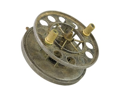 Lot 90 - A S. Allcock & Co. Ltd "Allcock Aerial" centre pin fishing reel.