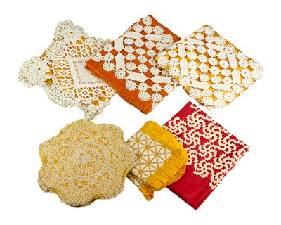 Lot 325 - A collection of table runners and placemats.