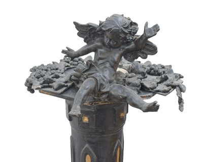 Lot 143 - Jasper Donald HAWKINS (1947) Three candle pillars.
