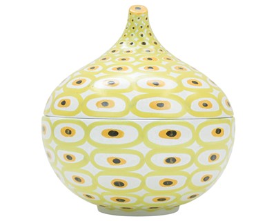 Lot 703 - Stig Lindberg for Gustavberg, 'Spektralov', bowl and cover.