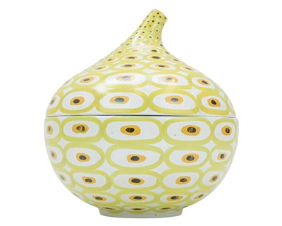 Lot 703 - Stig Lindberg for Gustavberg, 'Spektralov', bowl and cover.