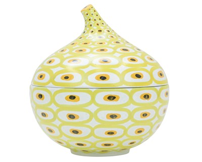 Lot 703 - Stig Lindberg for Gustavberg, 'Spektralov', bowl and cover.