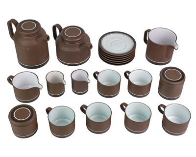 Lot 671 - Hornsea 'Contrast' Vitramic tea and coffee ware.