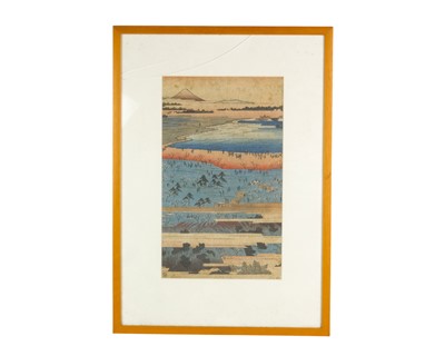 Lot 403 - After Utagawa Hiroshige (1797-1858), a Japanese woodblock print.