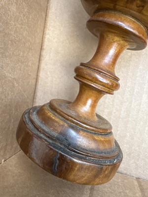 Lot 43 - A mixed lot to include a Jerusalem olive wood goblet.