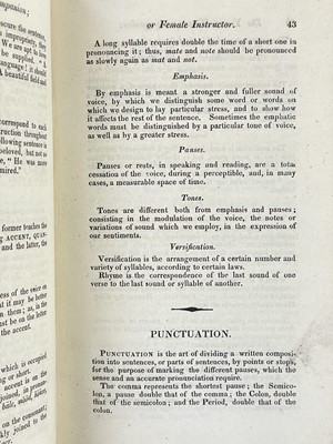 Lot 46 - The Young Woman's Companion or Female Instructor
