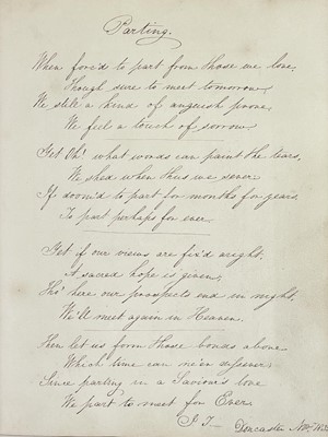 Lot 45 - A Victorian Commonplace Book