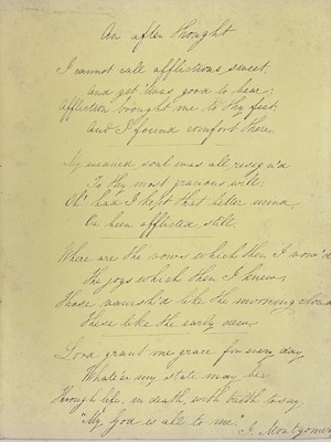 Lot 45 - A Victorian Commonplace Book