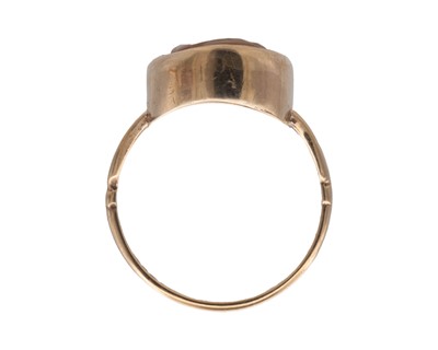 Lot 32 - Two 9k gem set rings.