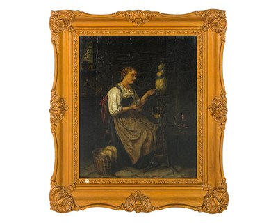 Lot 672 - 19th century continental school.