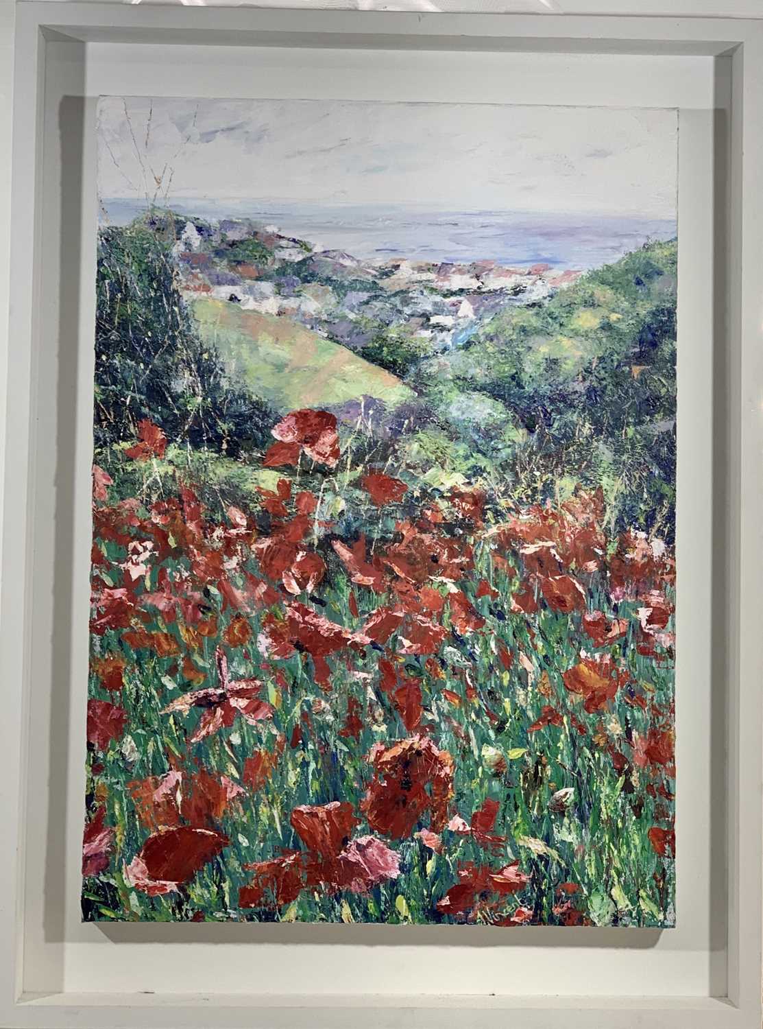 Lot 1551 - Judith VINCENT Poppies at Lost Gardens of...