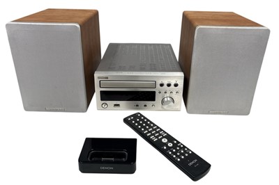 Lot 5 - A Denon RCD-M37DAB CD/DAB/AM/FM/USB/MP3 player,...