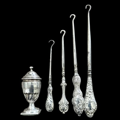 Lot 32 - A hallmarked for Chester 1896 Edwardian silver...