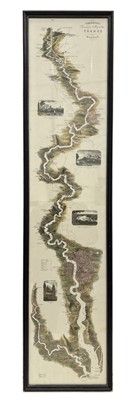 Lot 88 - A 'Tombleson's Panoramic Map of the Thames and...