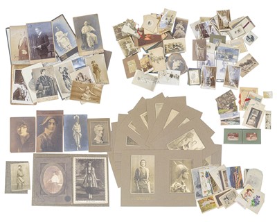 Lot 277 - Quantity of Photos and Postcards. Many Theatrical Related.
