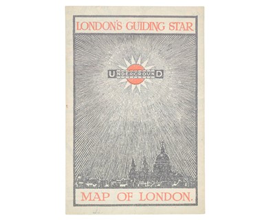 Lot 228 - Pocket London Underground Map, 1912.