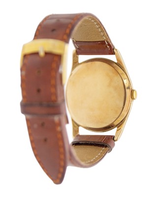 Lot 659 - ROLEX - A Precision 9ct gentleman's manual wind wristwatch.
