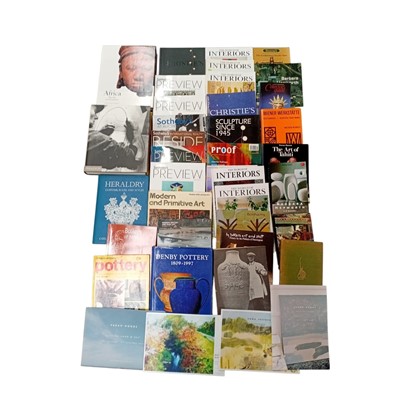 Lot 89 - A collection of auction catalogues and books...
