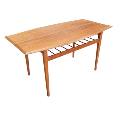 Lot 42 - A mid-century, possibly Danish teak coffee...