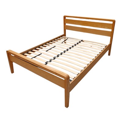 Lot 26 - A Bensons for Beds Blonde Oak Bedframe. 100cm...