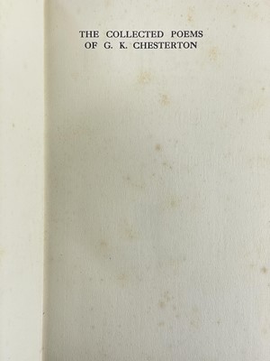 Lot 38 - (Signed Limited Edition) G. K. Chesterton