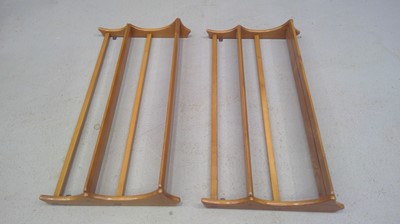 Lot 28 - Two Ercol Plate Racks, 96cm wide, 50cm tall...