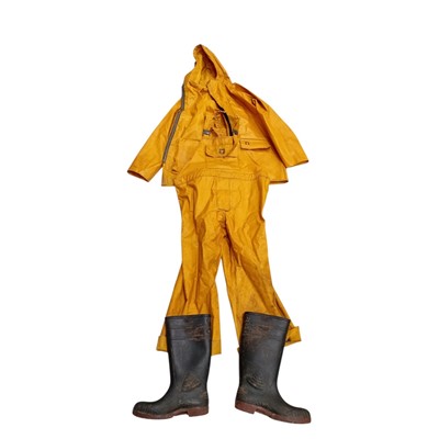 Lot 114 - Maritime workwear, a Guy-Cotton X-Trapper bib...