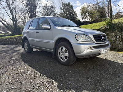 Lot 1 - A silver Mercedes ML 270, 2004, L77HAF,...