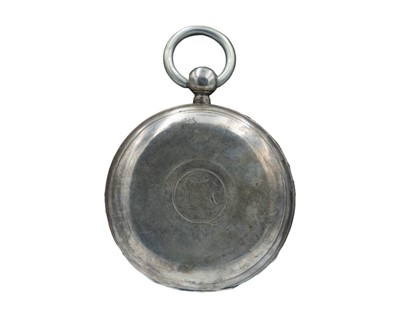 Lot 538 - A silver cased fusee lever pocket watch, signed 'JNO GAYDON BARNSTAPLE'.