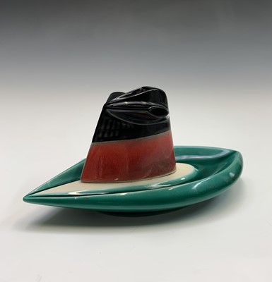 Lot 887 - A 1960s SS.France funnel ashtray in the form...