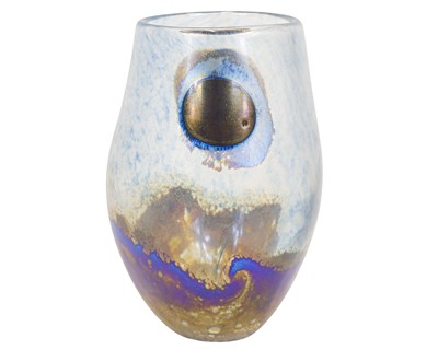 Lot 34 - Norman Stuart CLARKE (b.1944), an eclipse glass vase.