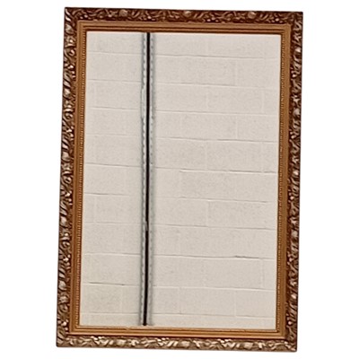 Lot 162 - A gilt moulded framed wall mirrow. 62 x 87cm
