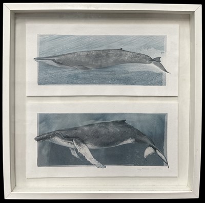Lot 166 - Lucy MOLLESON, Whales, Giclee print, signed...