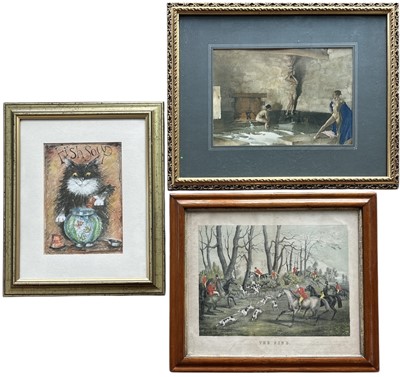 Lot 171 - Three prints; William Russell Flint 'Francine,...