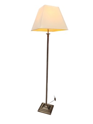 Lot 177 - A bronze-effect standard lamp in working order....