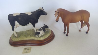 Lot 26 - A Border Fine Arts Holstein Cow, a North Light...