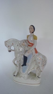 Lot 19 - Antique Staffordshire Flatback and Spaniel....