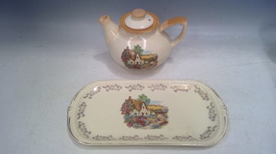 Lot 39 - Cornish Ceramics. A Lakes Jug, Fosters Seal...