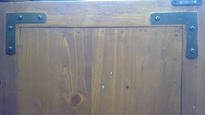 Lot 17 - A Pine Wardrobe. 192cm tall, 110cm wide and...