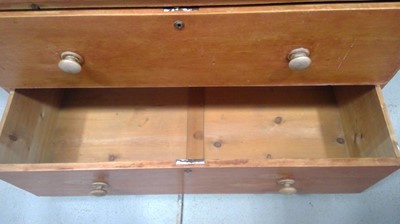Lot 16 - Victorian, Pine Chest of Drawers. 107cm tall,...