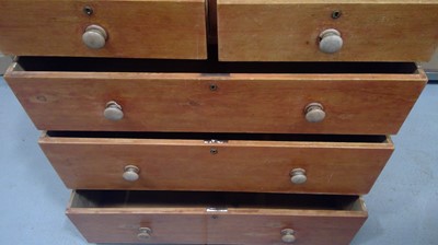 Lot 16 - Victorian, Pine Chest of Drawers. 107cm tall,...