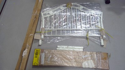 Lot 35 - A Single Metal Bed Frame. The Frame is 80cm...