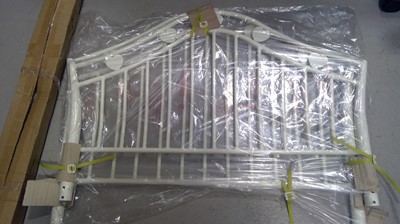 Lot 35 - A Single Metal Bed Frame. The Frame is 80cm...