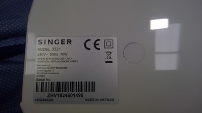 Lot 23 - A Singer Talent Sewing Machine with...