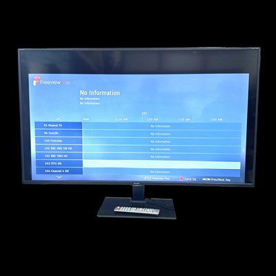 Lot 28 - A Sharp Aquos 49" smart TV.